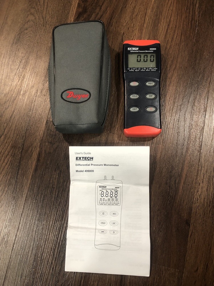 Extech instruments differential pressure manometer Model 406800 - Free shipping