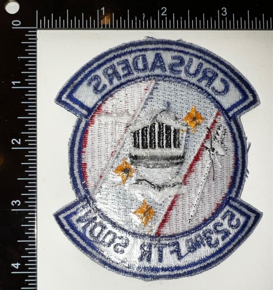 USAF 523rd Fighter Squadron Crusaders Patch