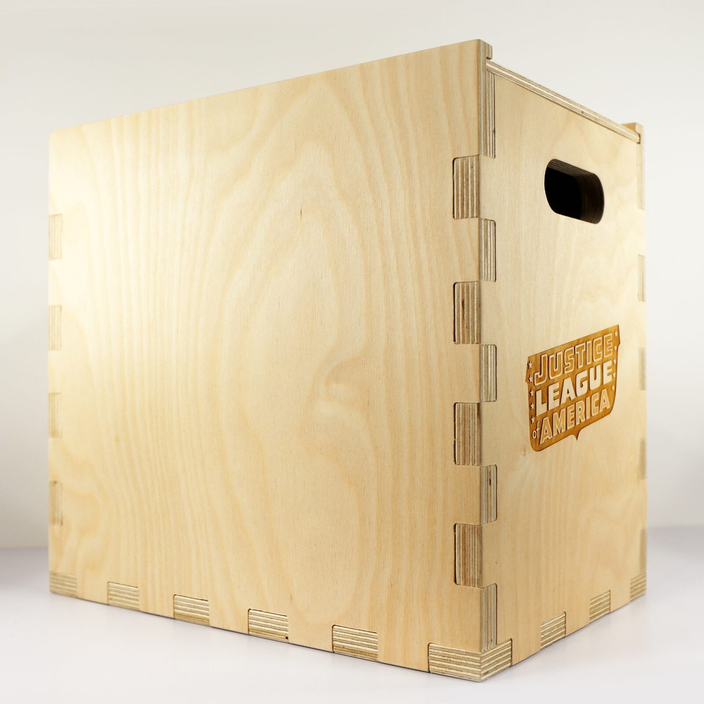 Justice League Timber Comic Storage Box *Comics Not Included