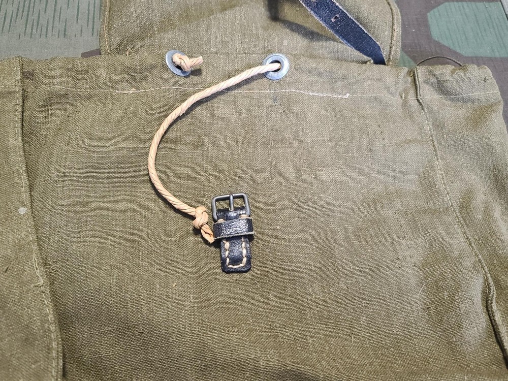 WWII German Rucksack M44 Missing Zelt Straps Backpack Assault Back Pack Army