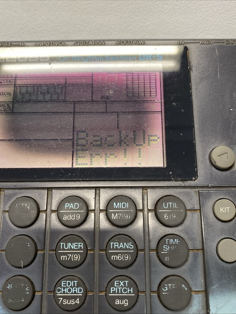 BOSS DR-5 Rhythm Section Drum Machine Sequencer Japan *read* R6