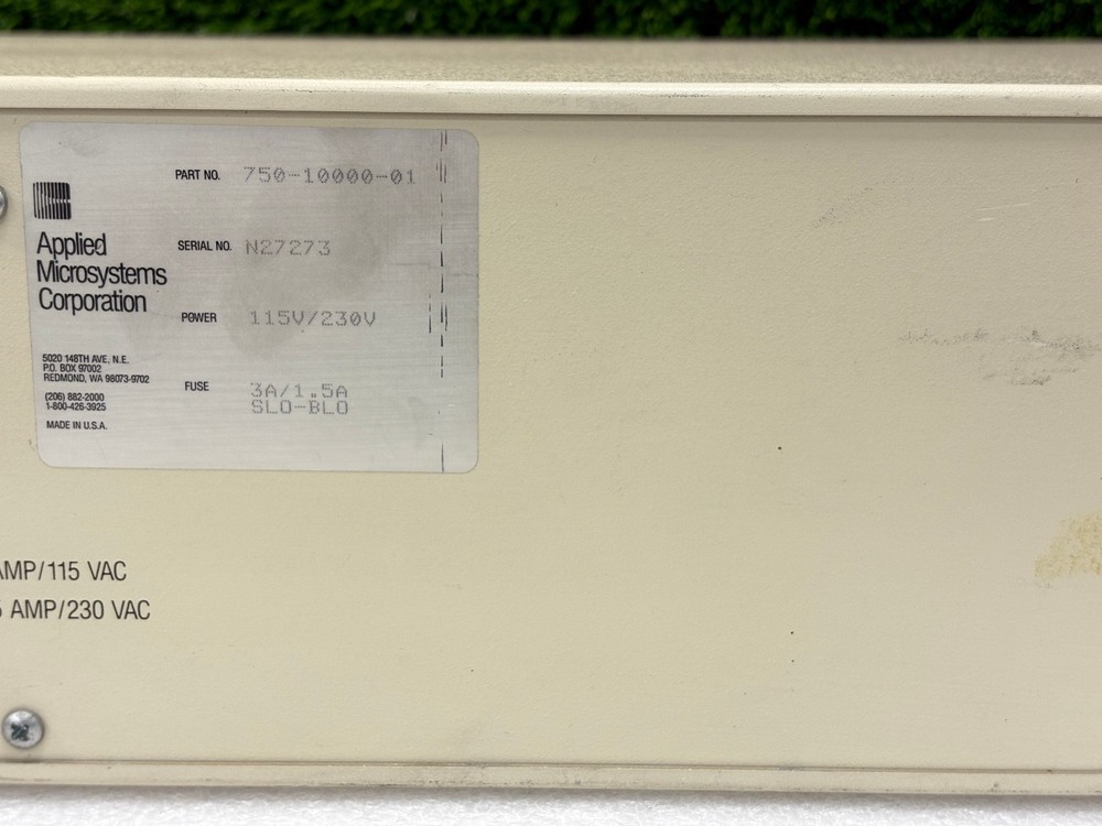 UNTESTED Applied Microsystems 750-10000-01 Chassis Backplane Rackmount Enclosure