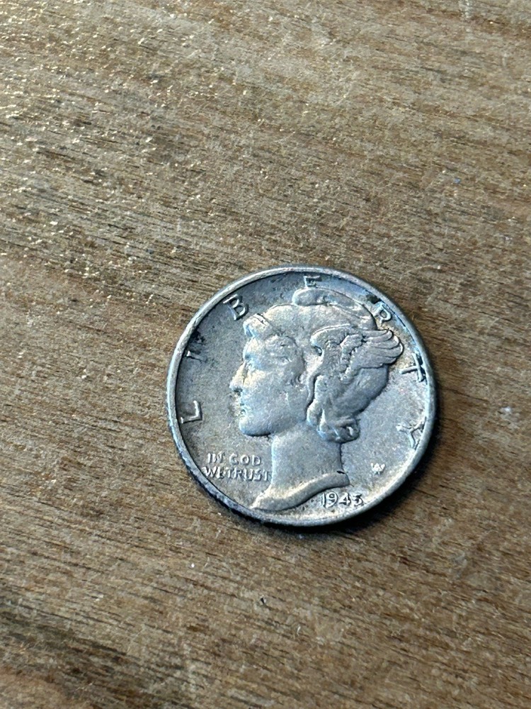 1945 Mercury Dime XF+