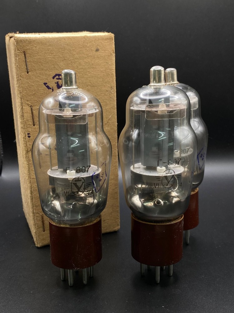 4Pcs G-807 / G807 / Г-807 VACUUM TUBES NEW Same Date 06/74