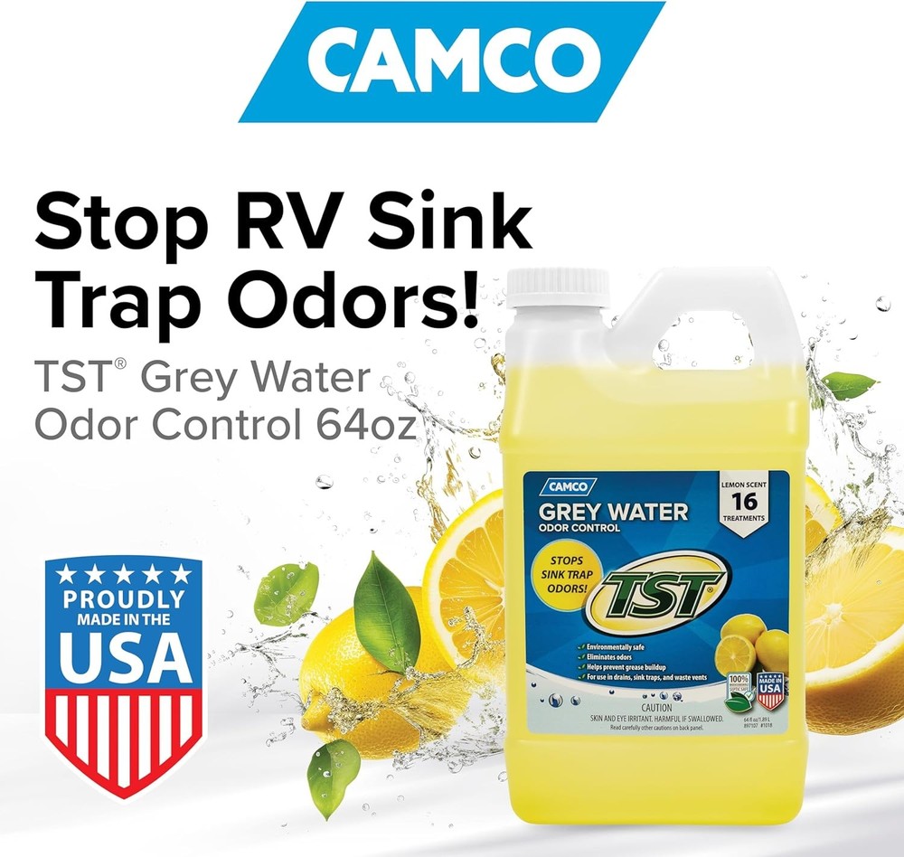 RV Grey Water Odor Control Treatment