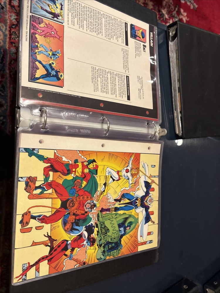 Comic Book Bio Binder