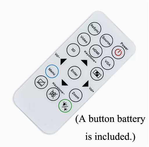 New Replacement Remote Control For S-340 S334E S321 X308STE Optoma Projector