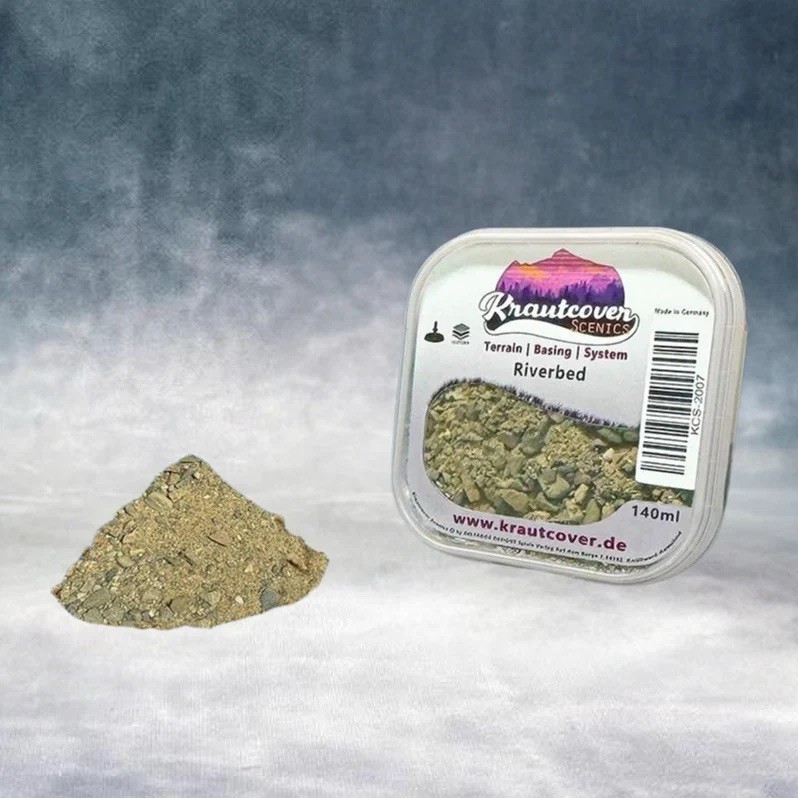 krautcover scenics Basecover Basing Material - Riverbed