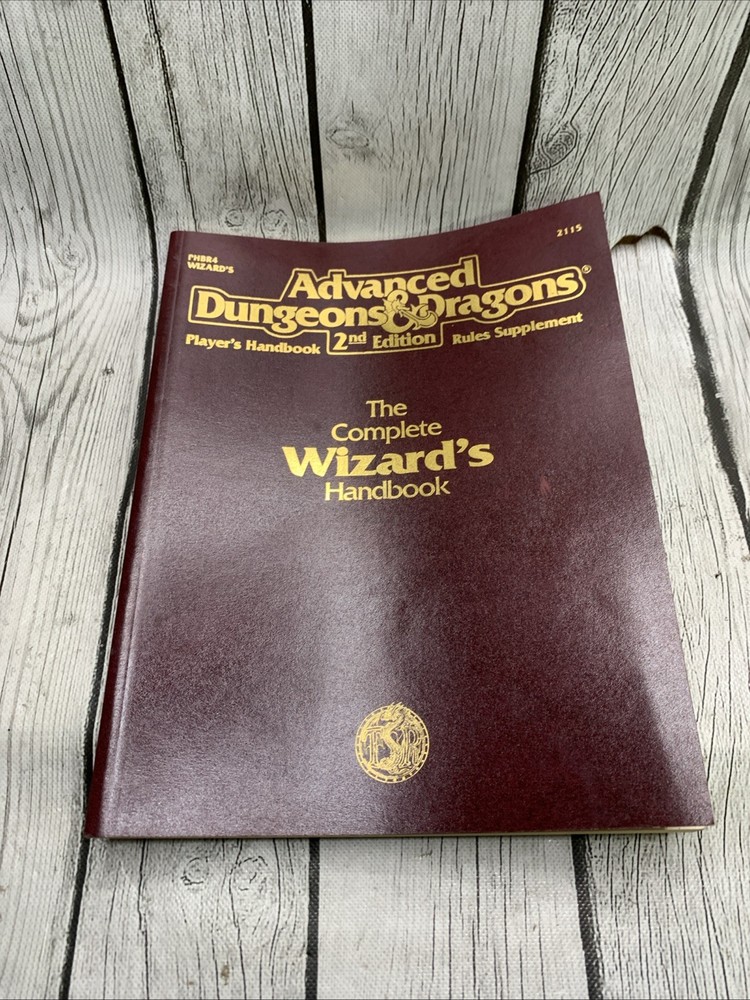 AD&D Advanced Dungeons & Dragons 2nd Edition The Complete Wizards Handbook