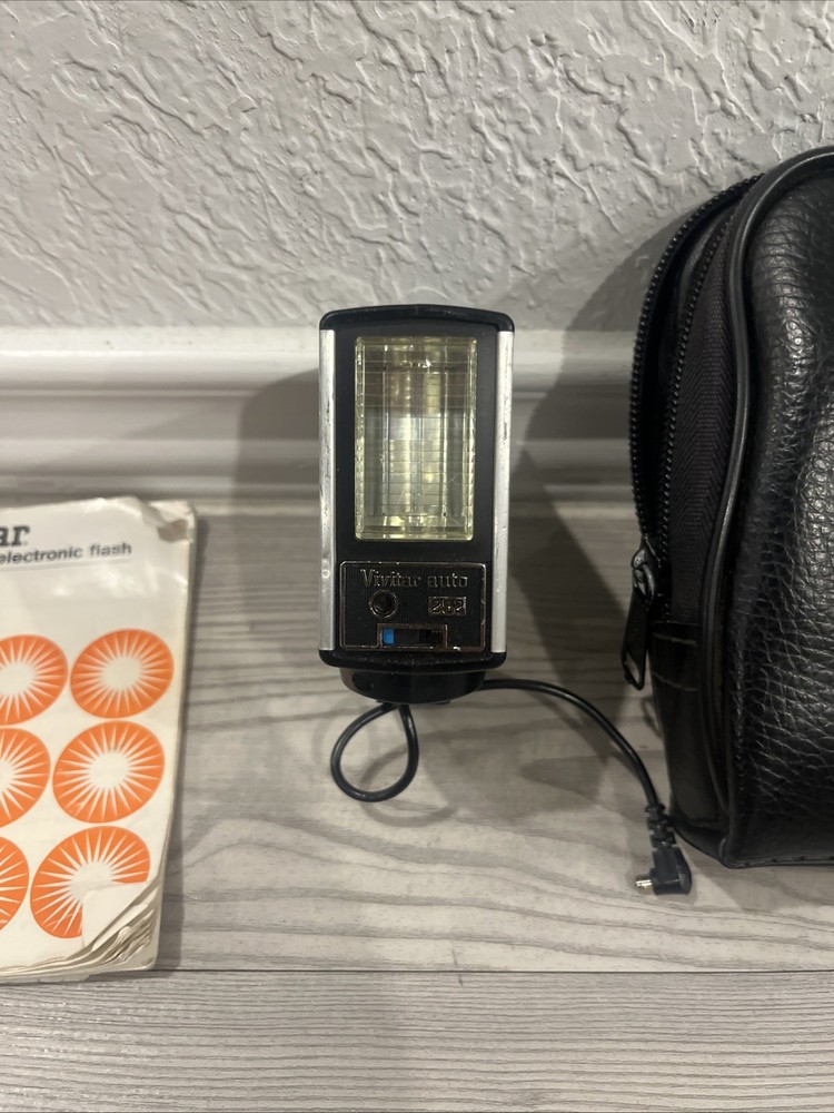 Vivitar Auto 252 Vintage Camera Flash Unit - Tested & Working