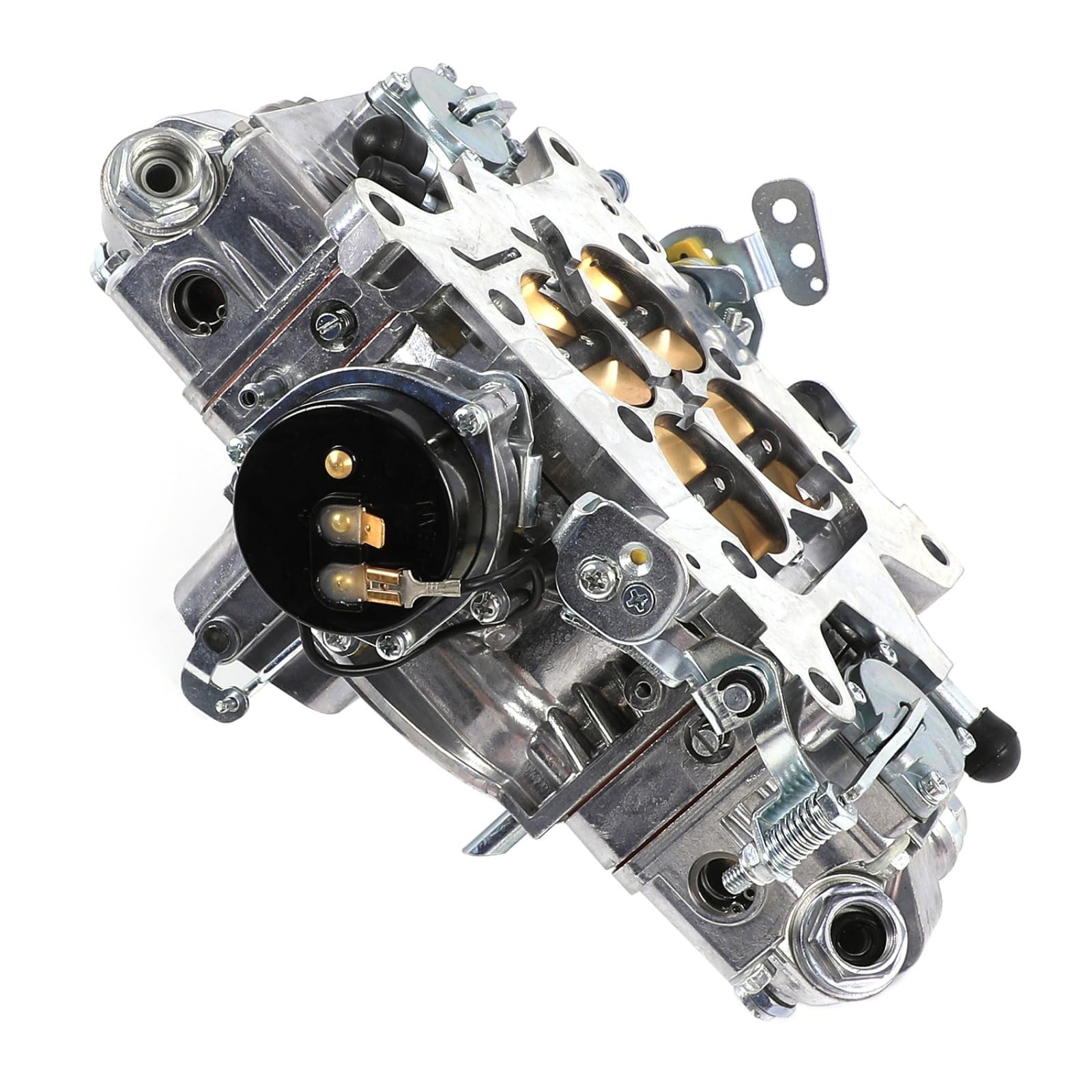 750 CFM 4-Barrel Double Pumper Carburetor Electric Choke Square Bore Flange