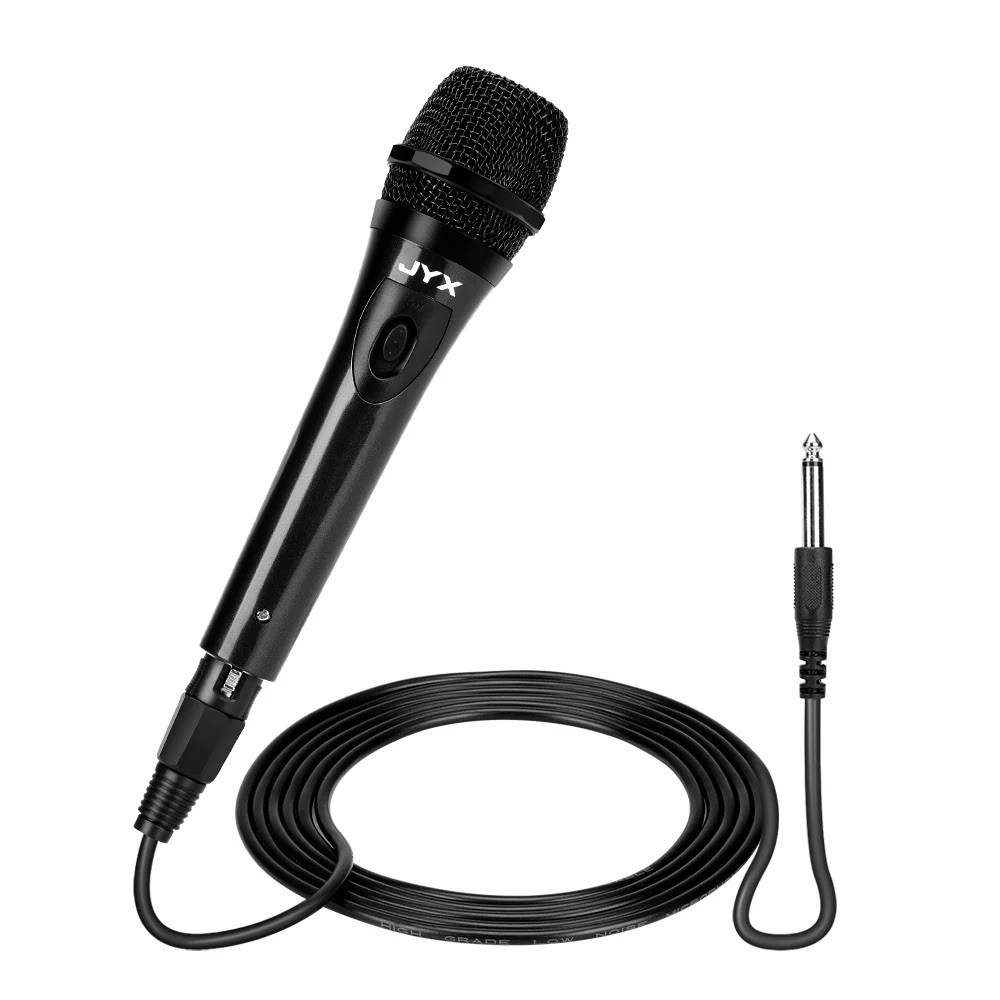 JYX-01 Cardioid Dynamic Wired Microphone Multi-Functional 9.8 Foot Cable