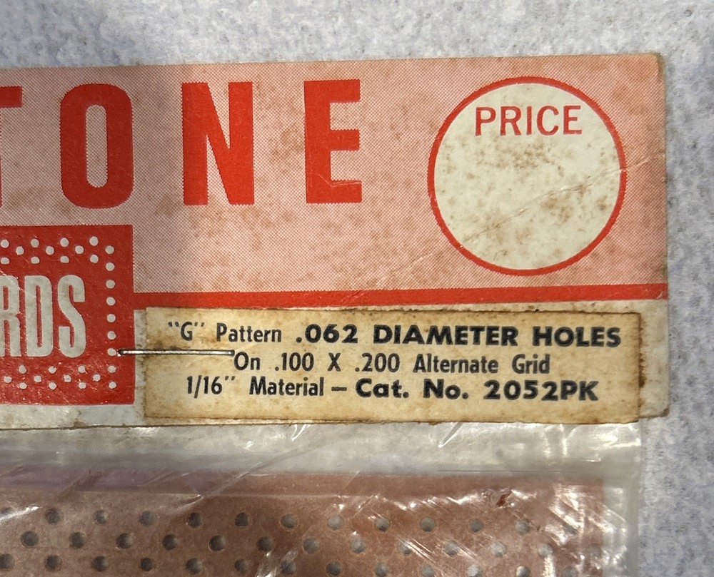 Vtg Keystone Electronics Keyboards Pre-punched Holes Bakelite “G” Pattern- Read