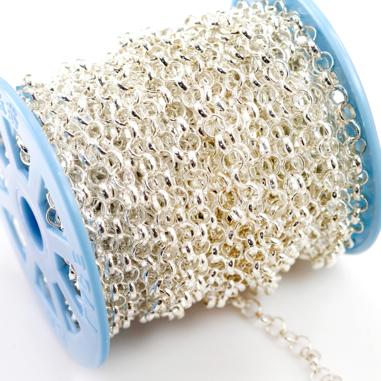 Silver Rolo Chain Round Linked Belcher Chain Neckalce 3mm 4mm 5mm 6mm 7mm Chain