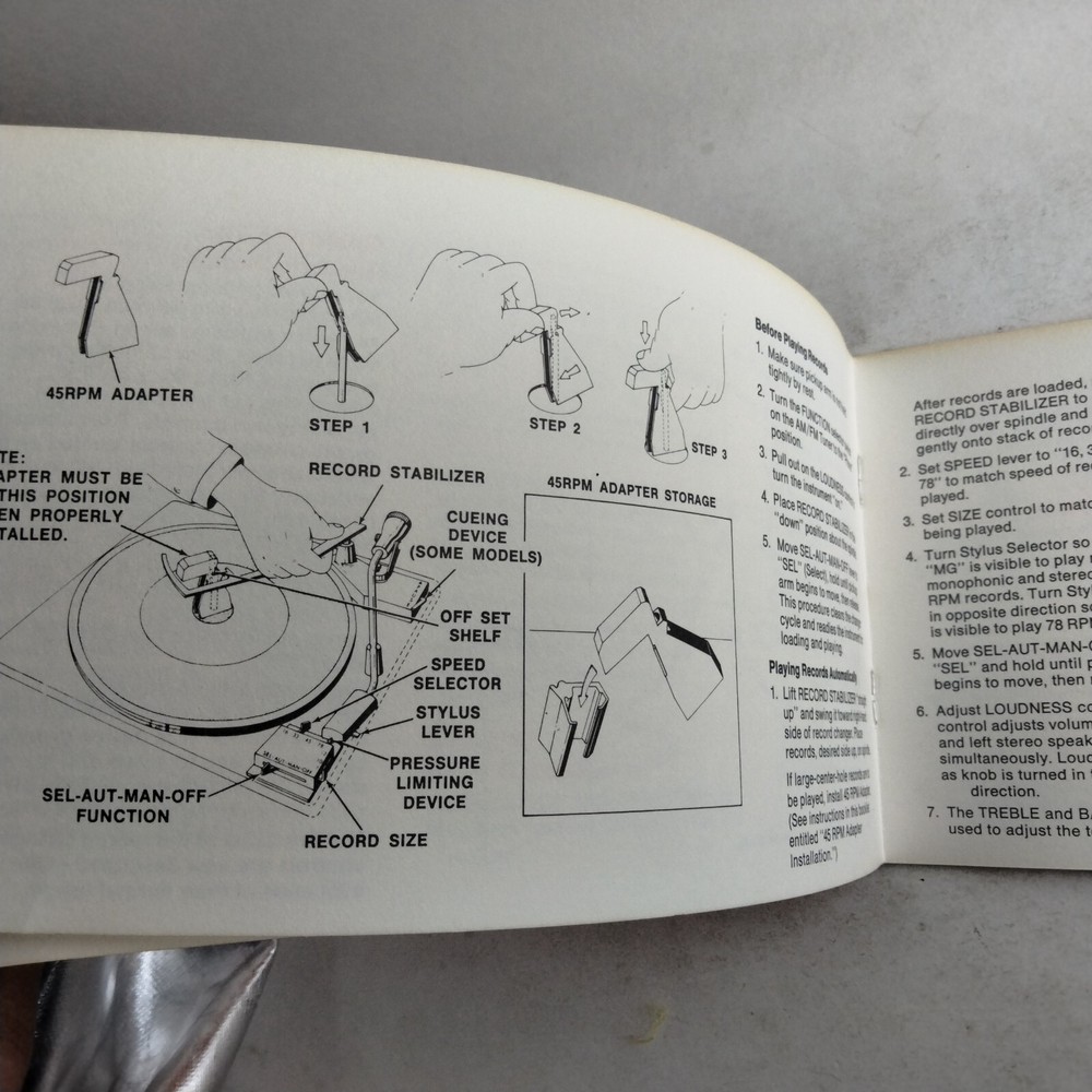 RCA Stereo Modules Operating Instructions And Warranty Vintage