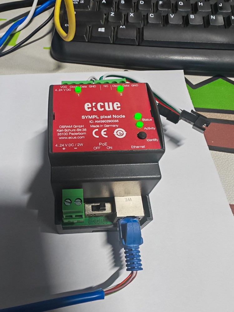 OSRAM traxon e:cue AM390290035 SYMPL pixel Node LED controller 4096 channel