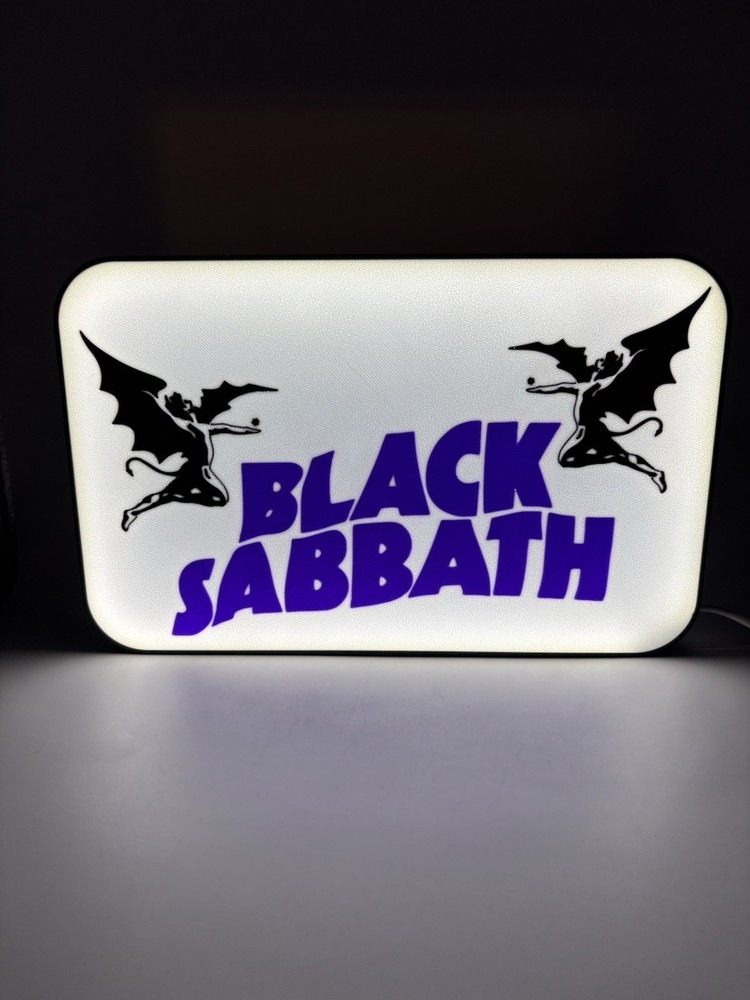 Black Sabbath - 10" Light Up LED Sign