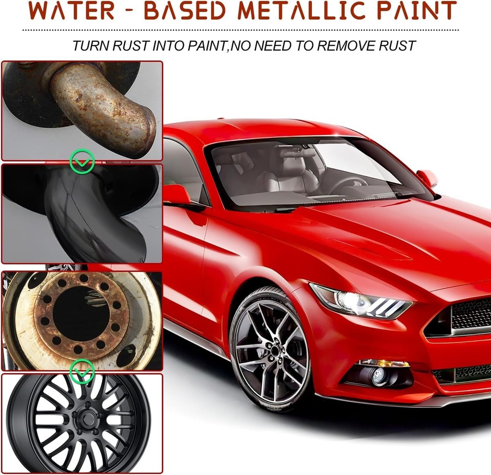 Rust Conversion Agent 300g, Multi-Functional Anti-Rust Paint, Water-Based Met...