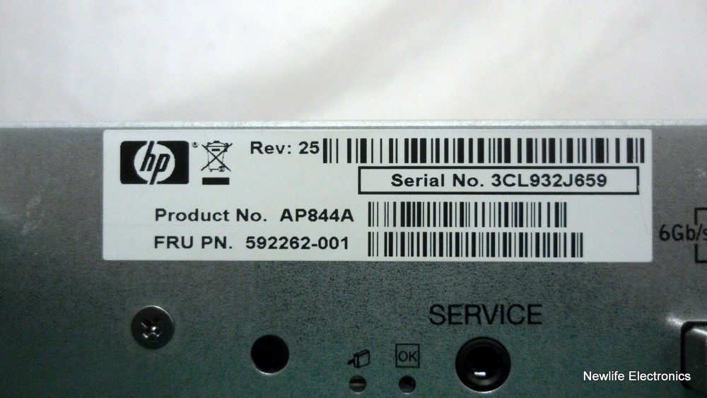 HP 592262-001 6Gb SAS I/O Controller Module AP844A
