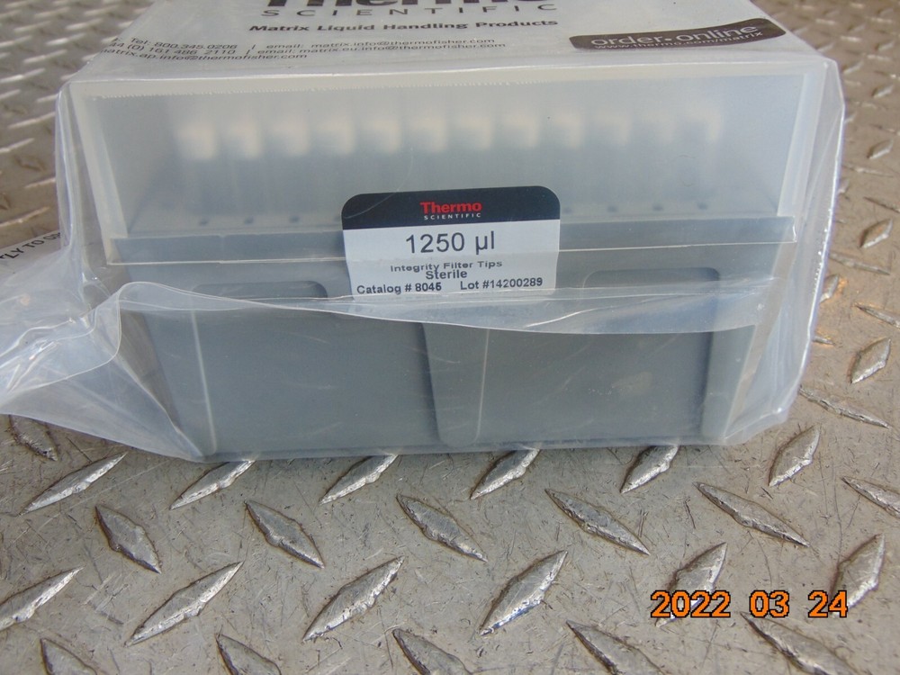 (1) THERMO SCIENTIFIC 8045 INTEGRITY FILTER TIPS - QUANTITY - FREE SHIPPING