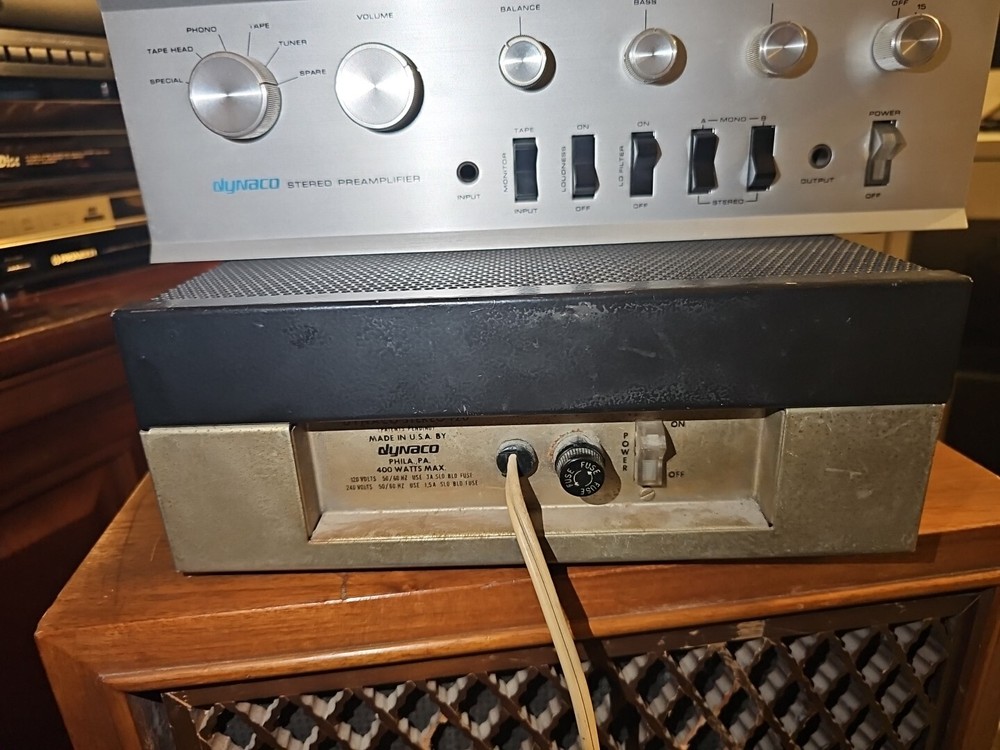 Dynaco Amplifier/Dynaco Preamplifier
