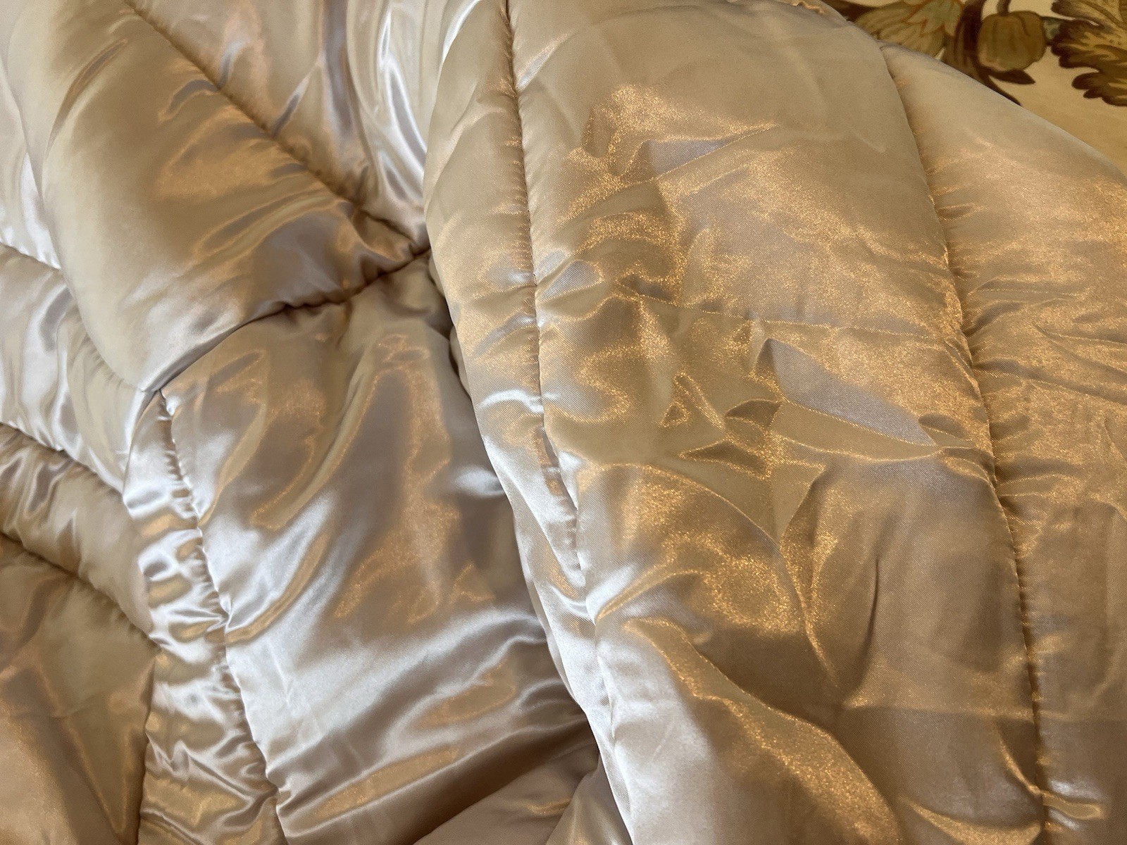 New Pottery Barn Teen Champagne Puffer Bean Bag Chair Slipcover Only