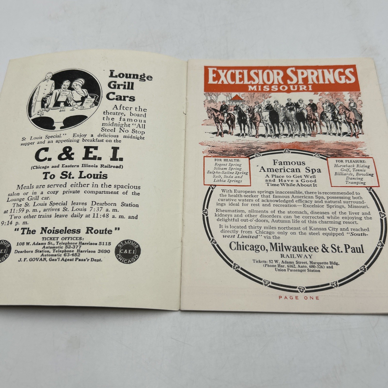 Vintage 1915 Auditorium Theatre Chicago Grand Opera