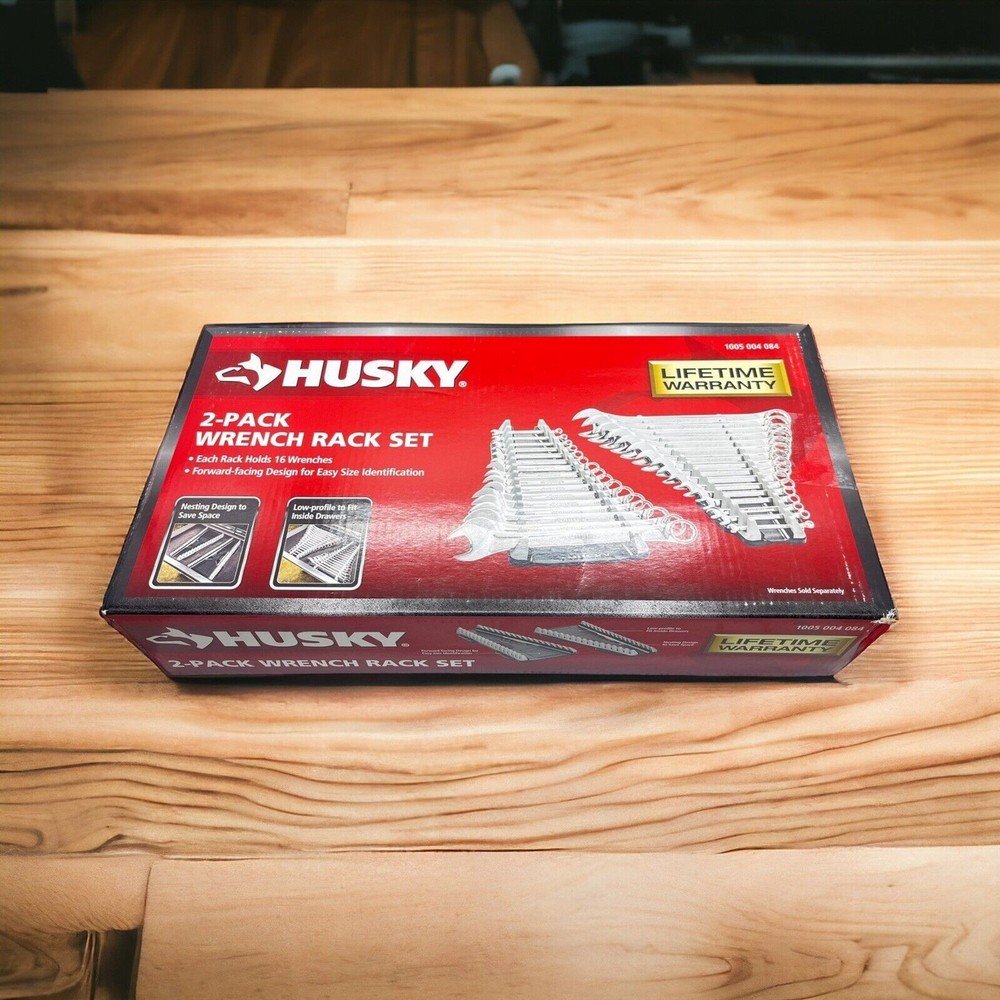 NEW Husky 16-Piece Wrench Rack (2-Pack)