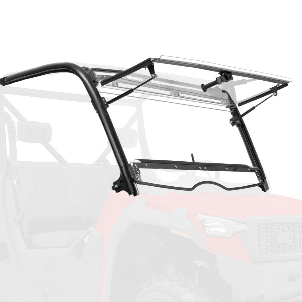 3-IN-1 Front Flip Windshield Scratch-Resistant Clear for 2020-2024 TRACKER 800SX