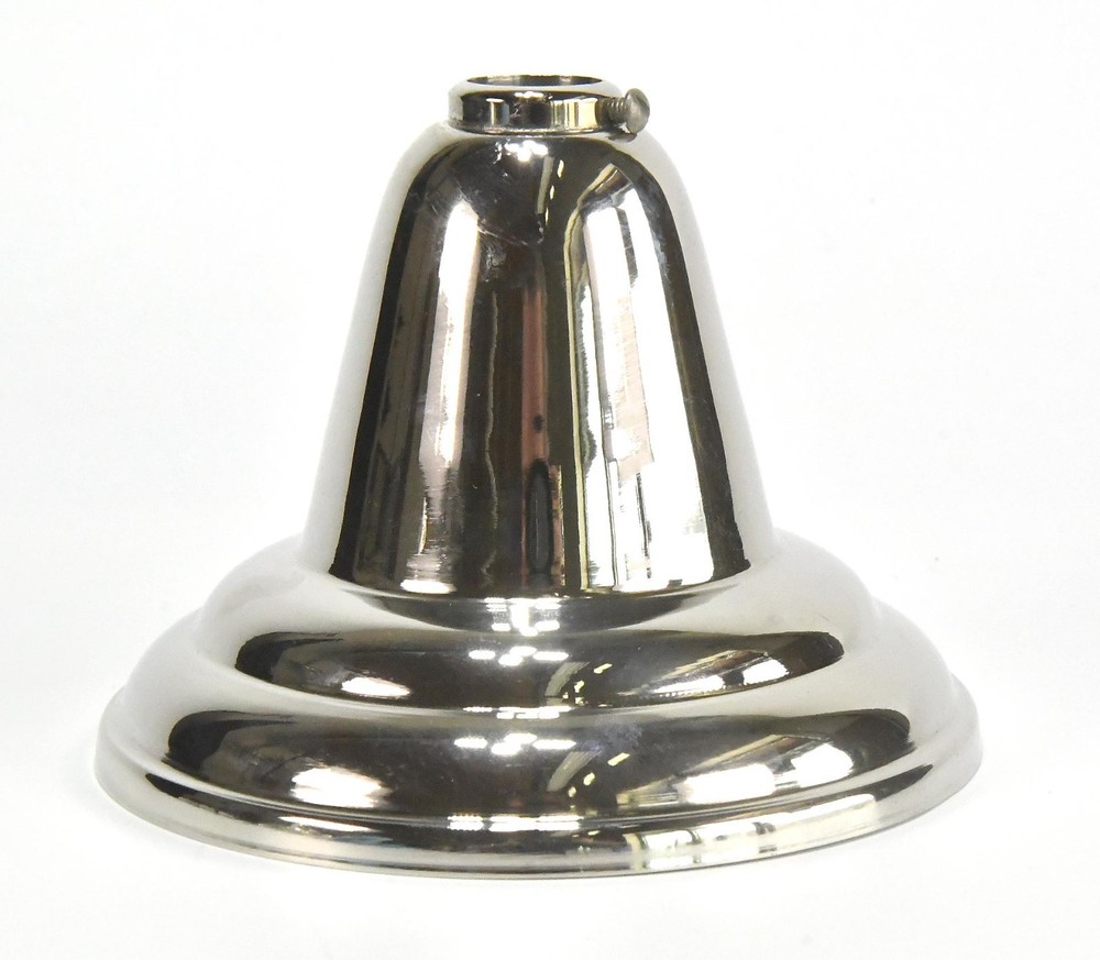 NOS CHROME FINISH CEILING BELL CANOPY
