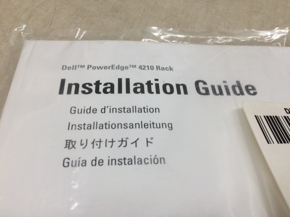 Dell Power Edge 4210 Rack Installation Guide User Manual Guide