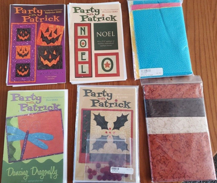 Party with Patrick 2010 - 6 Patrick Lose Patterns 2010 - Some Kits