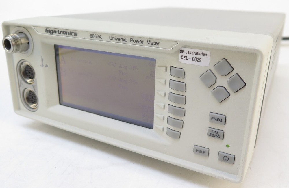 Gigatronics 8652A Universal RF Power Meter Options 12