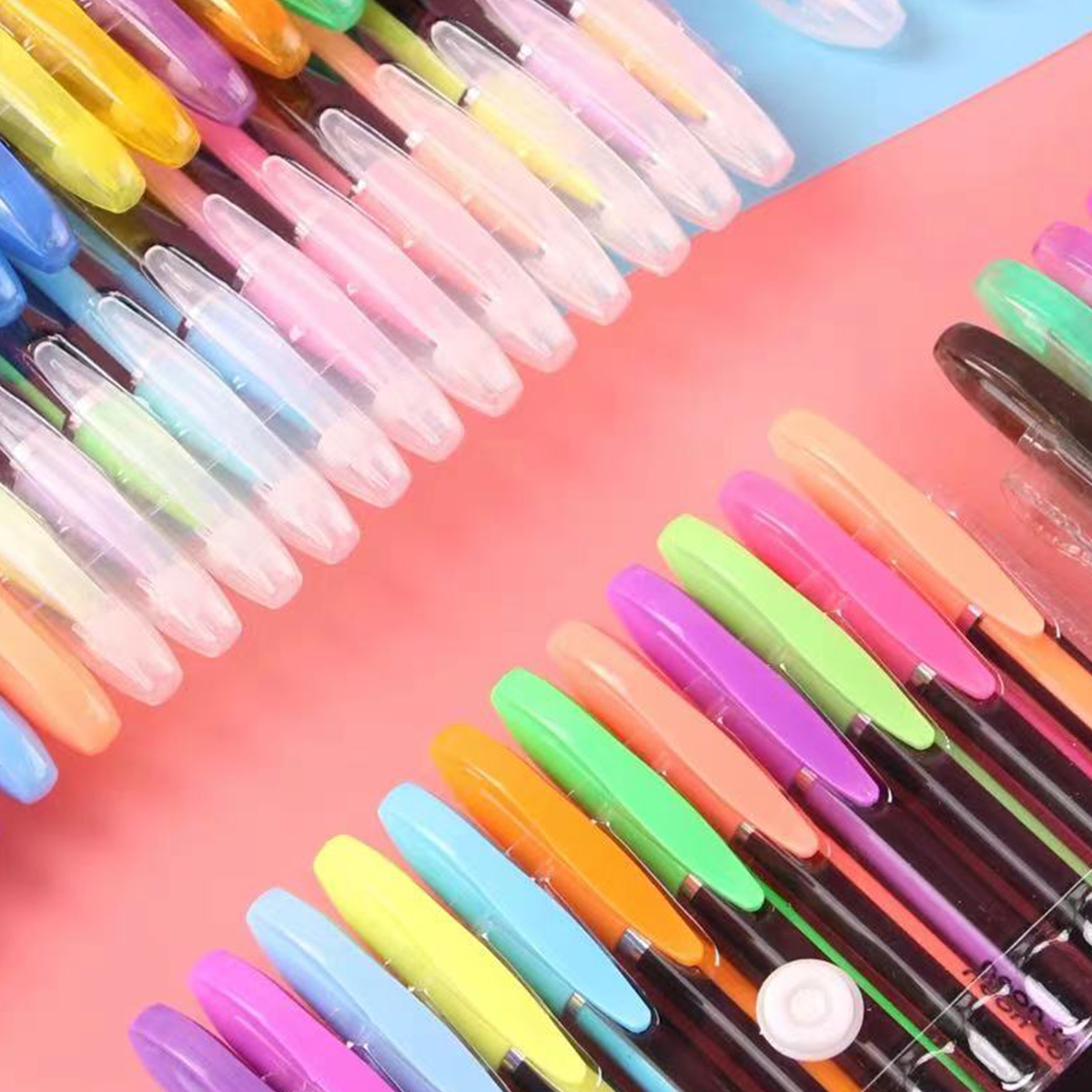 48 Unique Colors (No Duplicates) Gel Pens Gel Pen Set for Adult Coloring Book