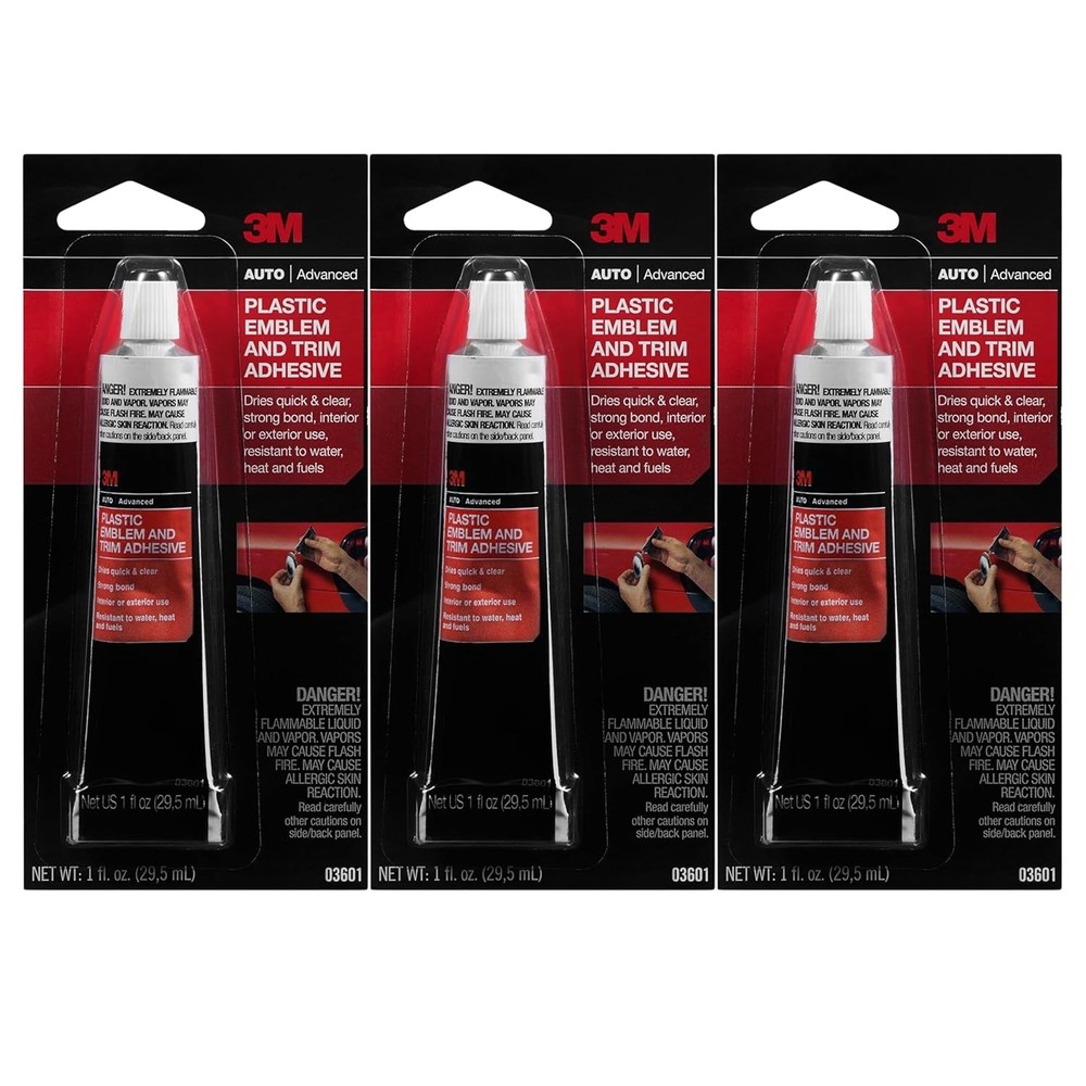 Clear Plastic Trim Adhesive Glue