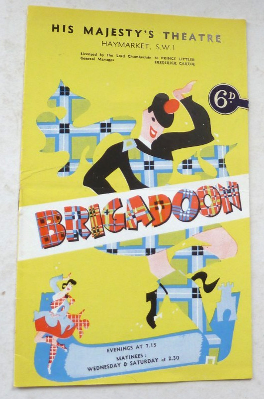 Brigadoon - Theatre Programme 1950s.