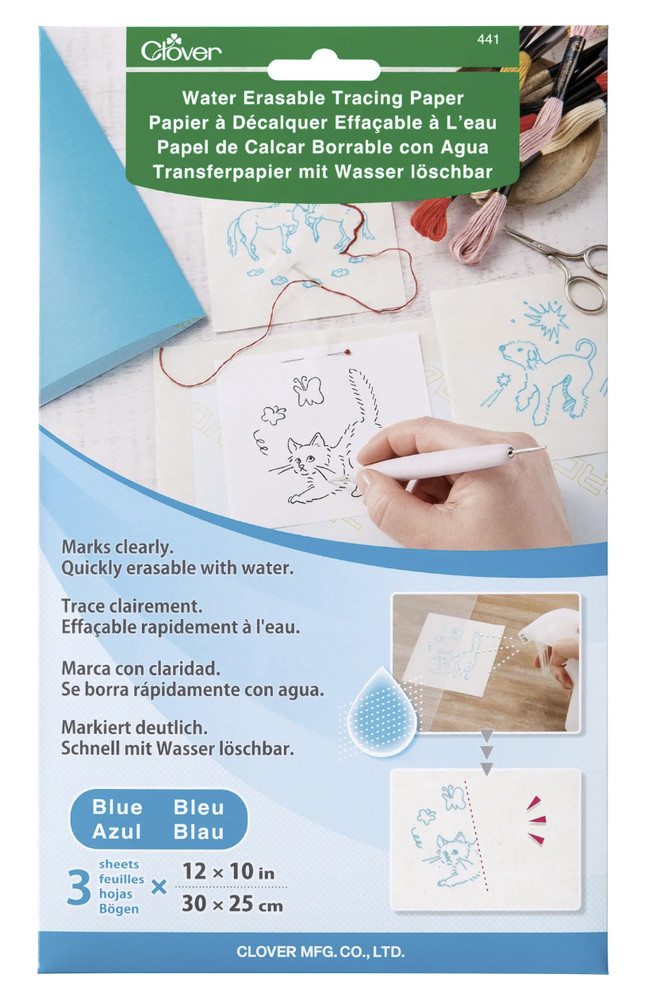 Clover Water Erasable Tracing Paper #441