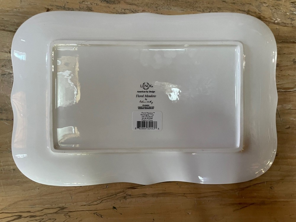 Lenox Floral Meadow Rectangular Tray