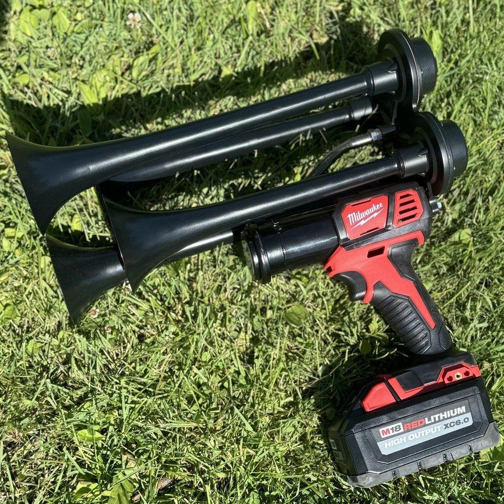 Milwaukee Impact Drill M18 Train Horn + Wireless Remote Control