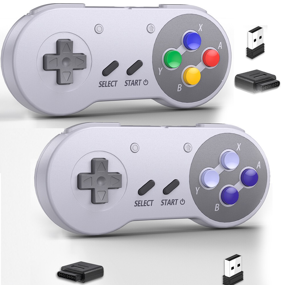 Wireless SNES Remote Game Controller For Original Super Switch Online & SFC ， PC