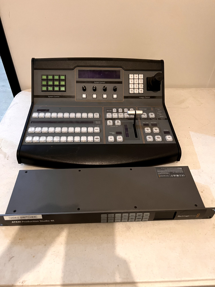 Atem 1 m/e production studio 4k with 1M/E Control Panel