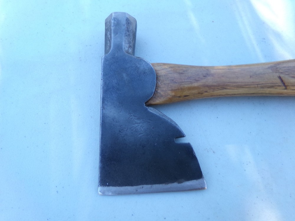 Tacony 2 Solid Steel Carpenter Hatchet Axe Hammer Vintage Tool