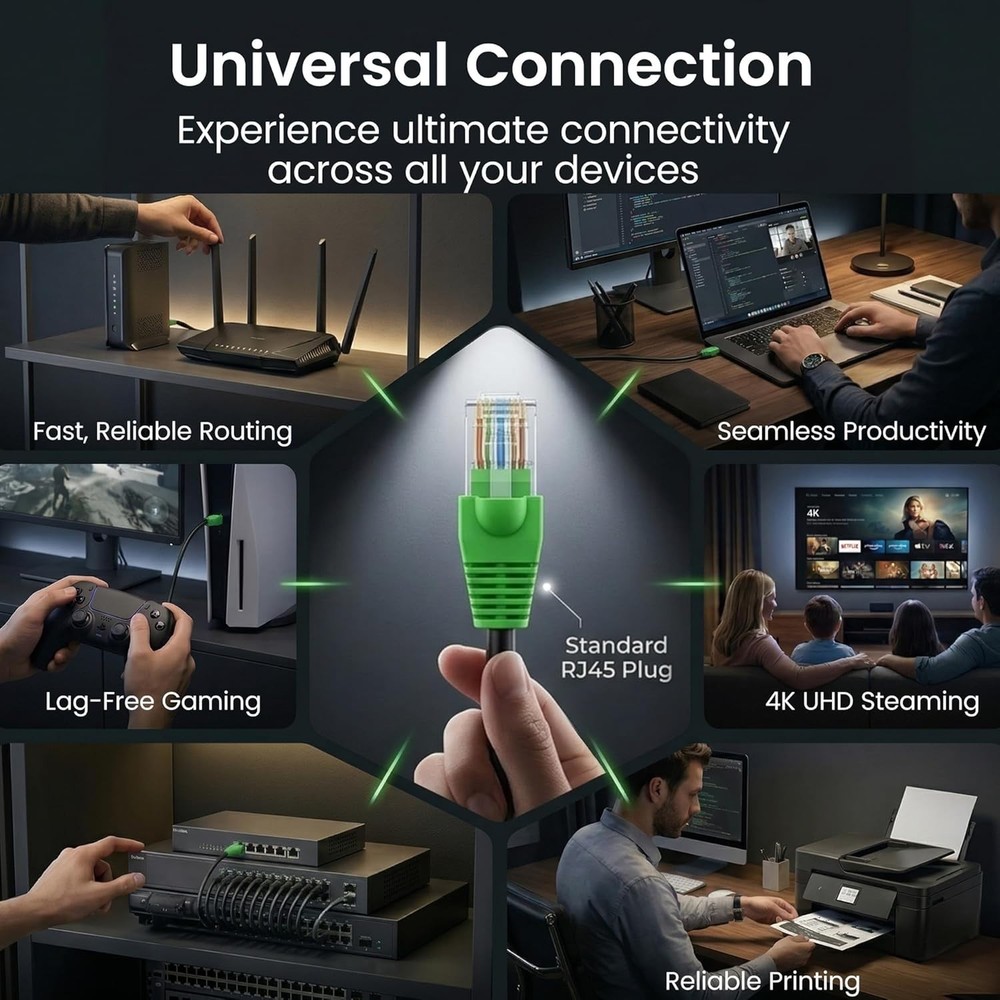 Cat6 Ethernet Cable 150ft - High-Speed Performance