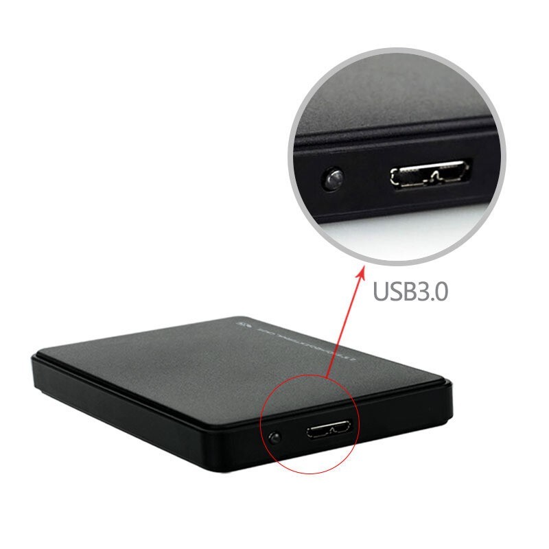 USB 3.0 SATA SSD External Hard Drive Portable Desktop Mobile Hard Disk Case