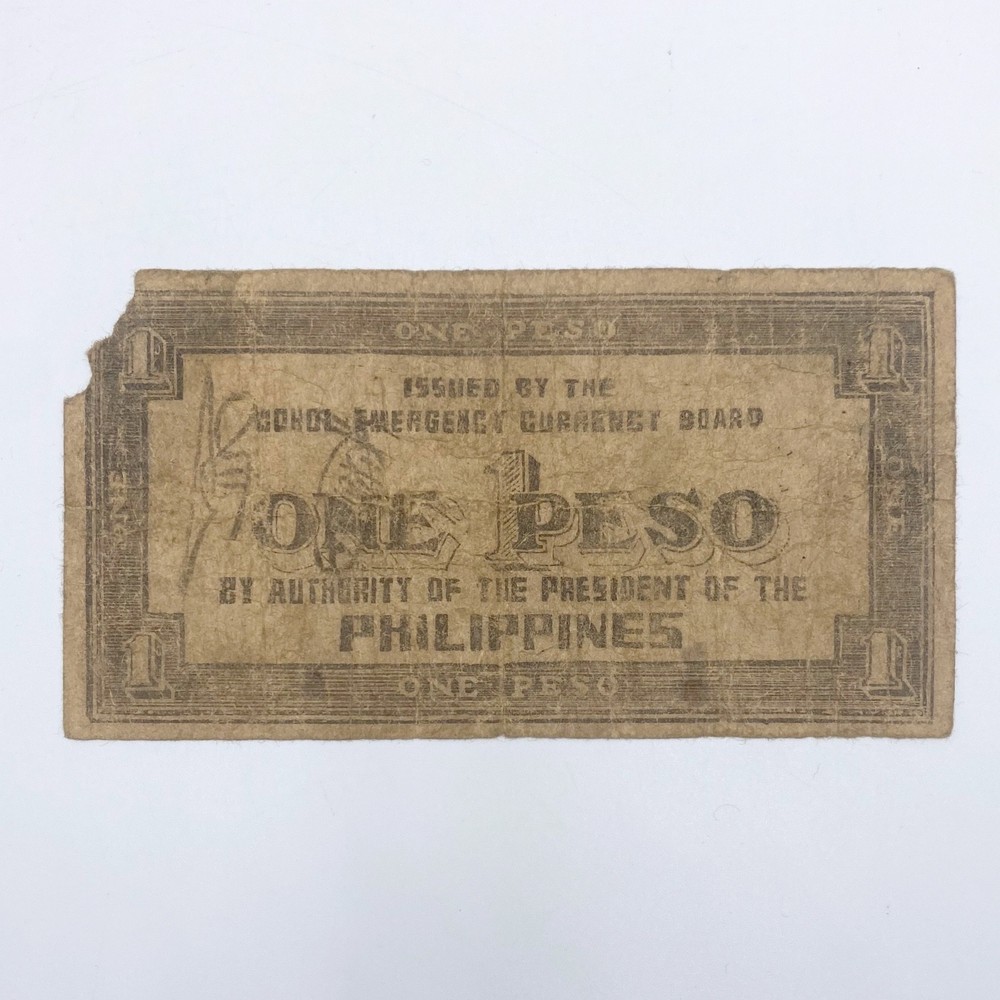 1943 Philippines One Peso Note