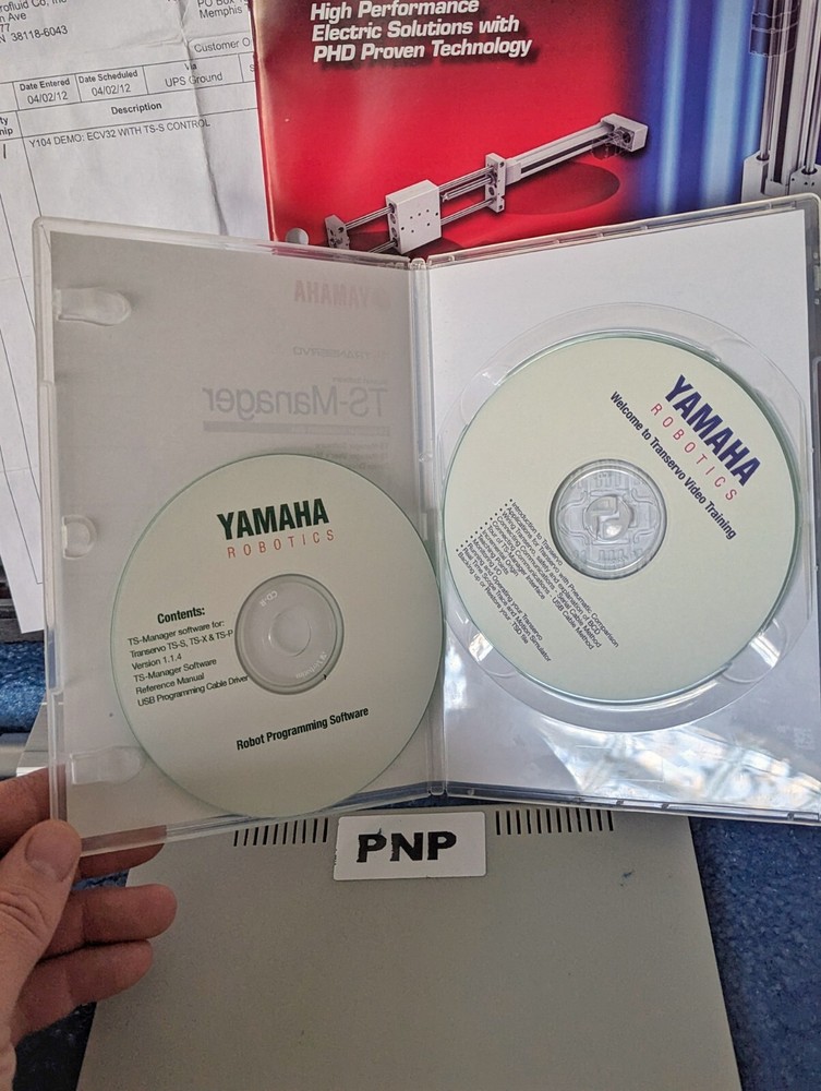 Yamaha Transervo Push Rod Robot w. Controller Remote ECV32 HT1 TS-S Software ETC