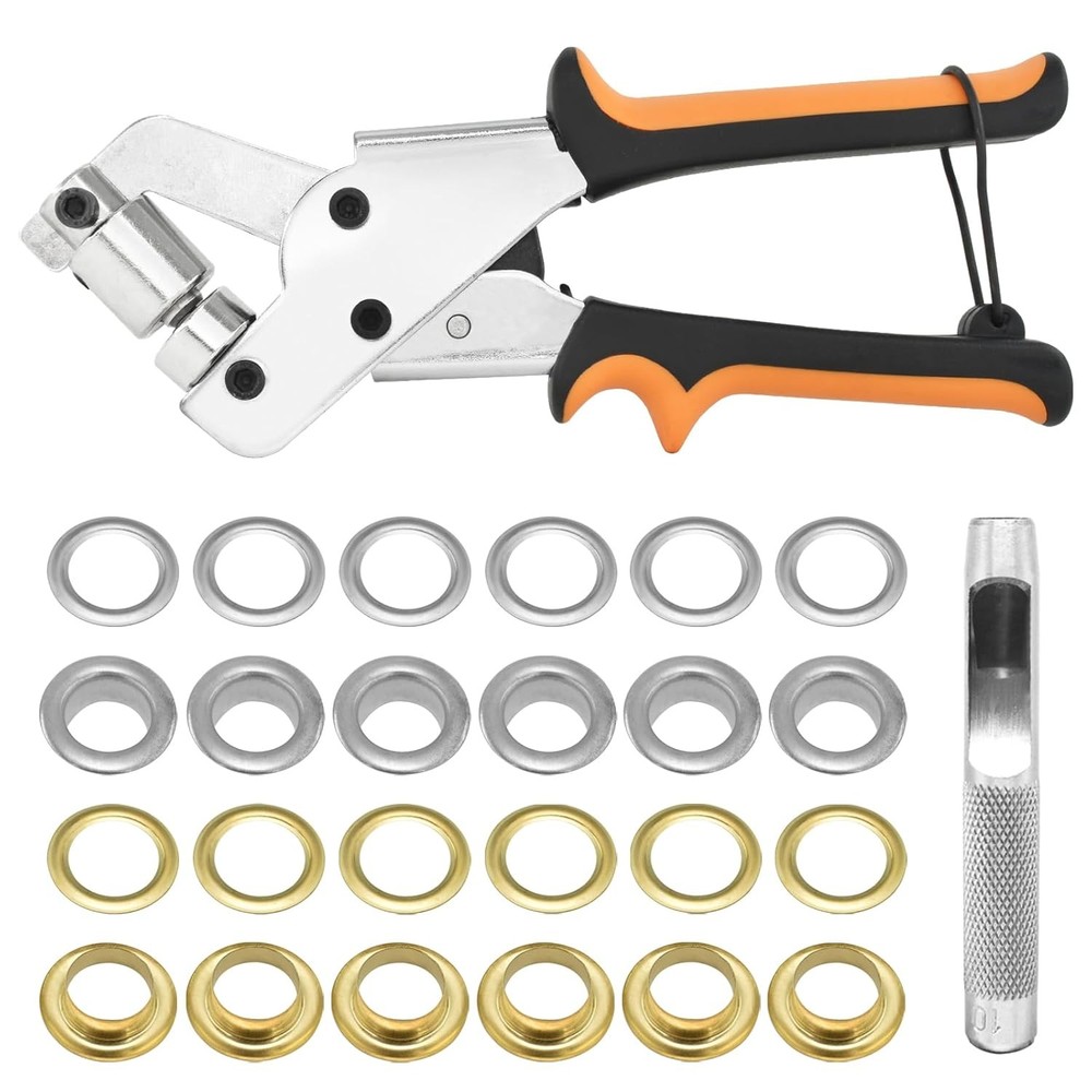 Heavy Duty Grommet Tool Kit with Eyelets