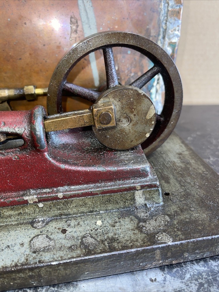 Early Antique Steam Engine Model Orginal Hit Miss