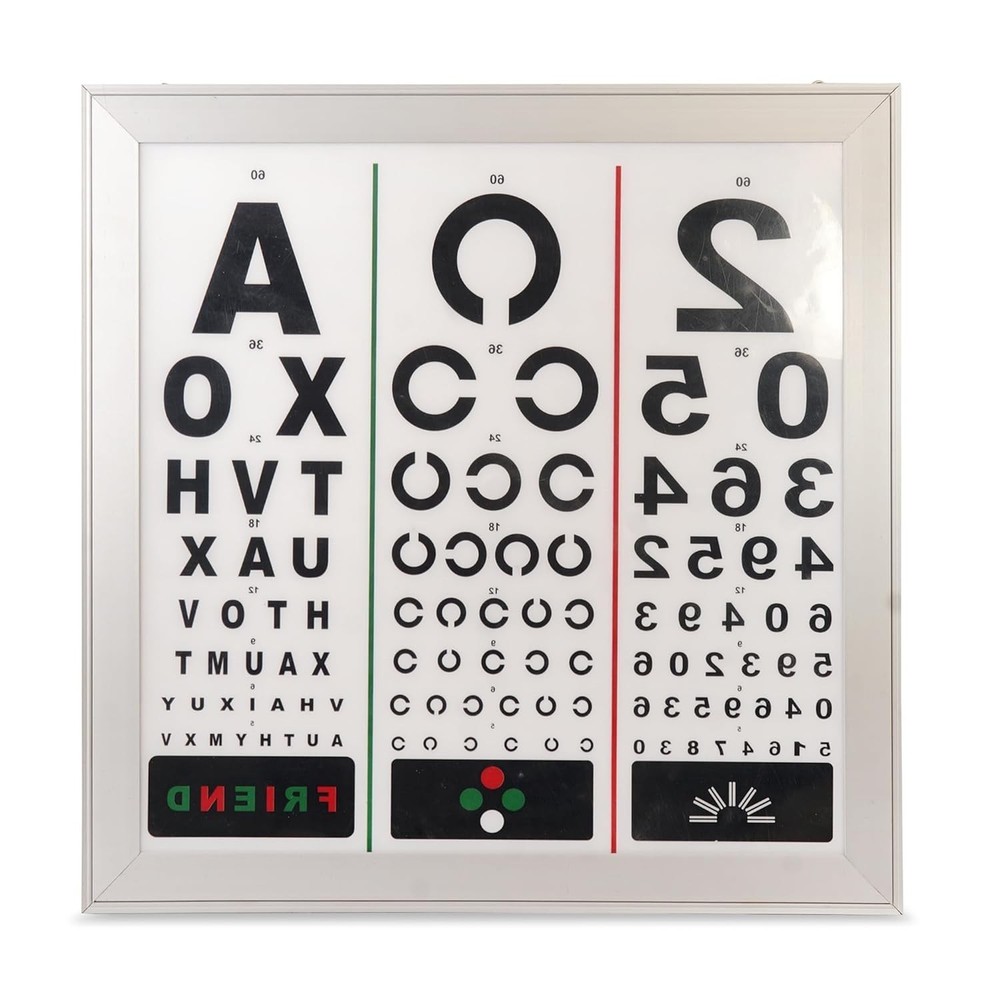 Care Vision 3 Meter LED Vision Chart – Visual Acuity Eye Testing for Clinics