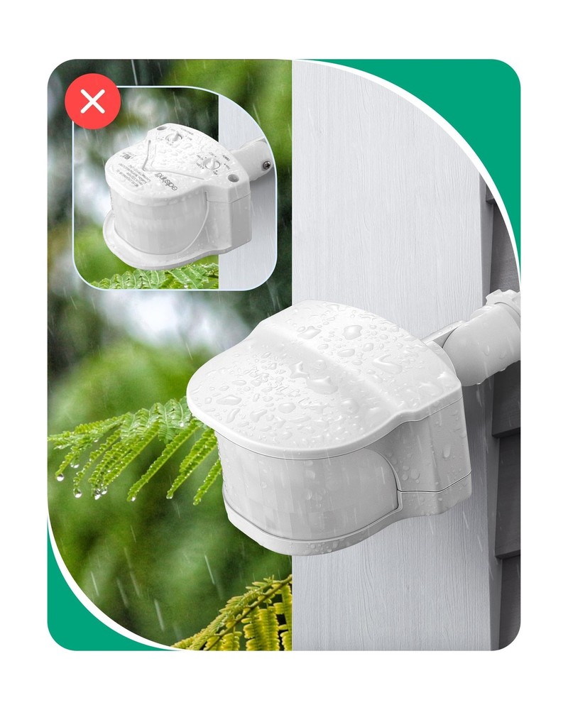 EDISHINE 2 Pack 240° Motion Sensor, Replacement Motion Detector for... Fast